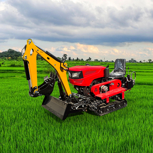 Solco fertilizzante diserbo Rototiller giardino frutteto solco diesel tipo cingolato Micro-coltivatore - Product Image 5