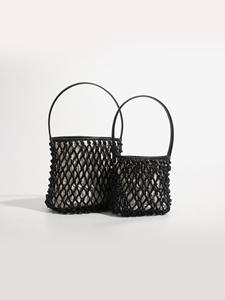 Nouveau sac cabas en paille tressé décontracté pour femme, collection été 2025, fait main avec fermeture à rabat, idéal pour la plage et les vacances décontractées - Product Image 4