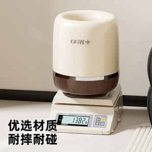 ถังขยะทรงกระบอกสีครีมมีล้อสำหรับใช้ในบ้าน - Product Image 2