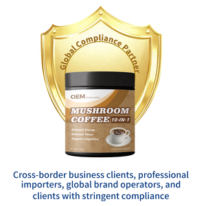 Café Instantáneo con Mezcla de Hongos, Venta al Por Mayor de Fábrica, Refuerzo del Sistema Inmunológico, 100% a Base de Plantas, Cumple con las Normas de la UE - Product Image 2