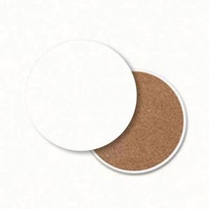 Nouveau style, sous-verre en céramique écologique vierge pour sublimation, rond ou carré, avec logo personnalisé - Product Image 5