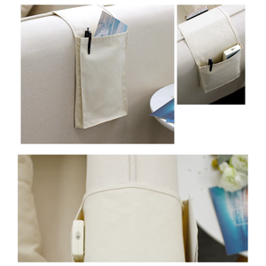 Sofa Armrest Organizer Remote Control Holder Magazine Storage Basket Bed Couch Chair Arm <strong>Bedside</strong> <strong>Caddy</strong> for TV Remote Control - Product Image 5