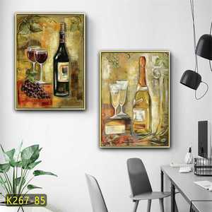 <span class=keywords><strong>Pintura</strong></span> al óleo Retro europea moderna, restaurante americano, <span class=keywords><strong>Mural</strong></span> creativo, decoración de pared, <span class=keywords><strong>pintura</strong></span> colgante de pared para <span class=keywords><strong>Interior</strong></span> elegante - Product Image 4