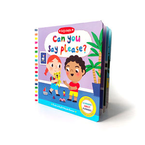 หนังสือภาพแบบยกแผ่นได้ หนังสือกระดาษแข็งสำหรับเด็ก หนังสือเสริมพัฒนาการสำหรับเด็ก หนังสือเด็กอ่านเล่น พิมพ์หนังสือเด็ก - Product Image 2