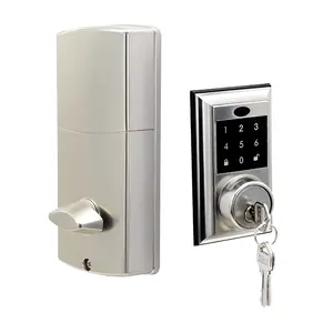 Fashion Home Door Lock Electronic Digital Automatic Door Lock Furniture Lock Box Package Steel Key 2 Years CN;GUA 2 PCS BES
