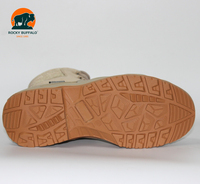 Rocky Buffalo Delta sepatu bot pendek tempur taktis, sepatu berburu luar ruangan antiselip High-Top untuk musim panas musim semi musim gugur-uniseks