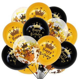 15 teile/satz 18. 30. 40. 50. 60. Geburtstag Luftballons Konfetti Ballon Party Dekorationen - Product Image 1
