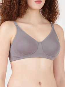 Soutien-gorge de haute qualité pour femmes, sans armatures, à couvrance totale, respirant, en tissu lisse, léger, sans couture, confortable pour un usage quotidien - Product Image 4