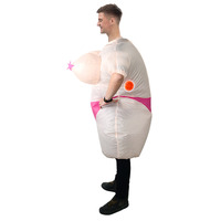 Costume gonflable sexy pour femme pour enterrement de vie de jeune fille, costume gonflable pour la danse, fournitures en polyester