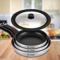 Casserole universelle en silicone de remplacement directement en usine-Couvercle en verre de silicone pour casserole universelle