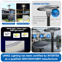 Lampu Taman LED Surya Pintar SMD RGB Ganti Warna 800w 1200w Tahan Air Ip65 Desain Baru untuk Halaman Luar Ruangan, Lapangan, dan Taman