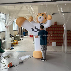 Reclame Opblaasbare Pop Op Maat Logo Gedrukt Opblazen Karate Schoppen Jongen Opblaasbare Taekwondo Meisje Voor Reclame Verkoop - Product Image 4