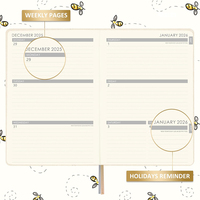 Agenda Prolead Business Office, Encuadernada en Espiral, A5, Ecológica, de Cuero, con Cubierta Impresa Personalizada con Lámina Dorada, 80 Hojas, Opción de Regalo