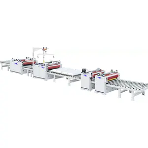 HG1350D PVC laminating sticking machine pvc film sticking machine on mdf board WEIHAI HELPFUL WOODWORKING MACHINE