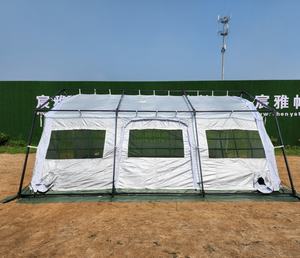 Tente <span class=keywords><strong>de</strong></span> terrain modulaire polyvalente <span class=keywords><strong>de</strong></span> camouflage <span class=keywords><strong>de</strong></span> 30 mètres carrés avec <span class=keywords><strong>passage</strong></span> <span class=keywords><strong>de</strong></span> connexion pour relier plusieurs tentes tactiques - Product Image 6