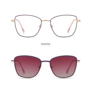 ZOWIN modelo 7016 <span class=keywords><strong>Clip</strong></span> magnético en <span class=keywords><strong>gafas</strong></span> de sol de mujer para damas <span class=keywords><strong>Gafas</strong></span> de moda 2 en 1 Marco De Metal <span class=keywords><strong>Gafas</strong></span> de sol listas Stock <span class=keywords><strong>Gafas</strong></span> - Product Image 3