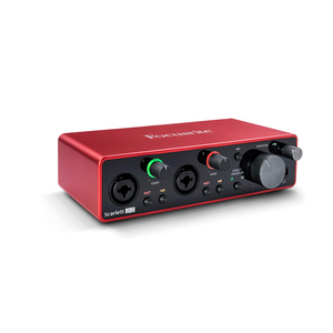 Venta caliente Focusrite Scarlett 2i2 3rd Gen profesional tarjeta de sonido estudio interfaz de audio para grabar - Product Image 1