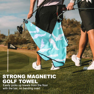 Toallas de Golf de Microfibra con Clip Magnético, Logotipo Personalizado, MOQ Bajo, Fabricante de Toallas de Golf Magnéticas - Product Image 4