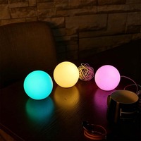 Lámpara de Bola LED RGB de 16 Colores, IP65 Impermeable, Plástico Rotomoldeado, Control Remoto, Lámpara Decorativa de Globo para Jardín y Patio