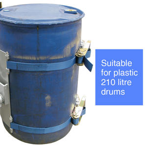 DR400 지게차 드럼 회전기 헤비 듀티 55 갤런 드럼 핸들러 지게차 부착물 안전한 효율적인 리프팅 - Product Image 4