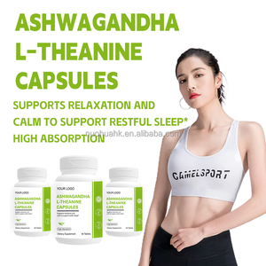 Complément Alimentaire Ashwagandha L-Théanine en Capsules, 90 Comprimés, Soutien à la Relaxation et au Sommeil, Marque Privée - Product Image 3