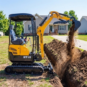 Mini-excavatrice HT18, moteur EURO5, pour usage domestique, à vendre - Product Image 4
