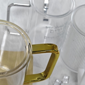 Design Religious Ritual Jewish <b>Hand</b> <b>Washing</b> Cup Double Handle and Double Ear Cup Acrylic Transparent Glass - Product Image 5