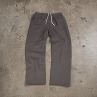Ensemble survêtement homme 2 pièces personnalisé en molleton 100 % coton 500 g/m² coupe ample avec sweat à capuche et pantalon de jogging – Qualité supérieure pour l'hiver