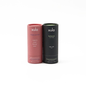 100% Biodegradable Recyclable Cardboard Cylinder <b>Boxes</b> Custom Logo UV Coating Paper Tube Packaging Perfume - Product Image 2