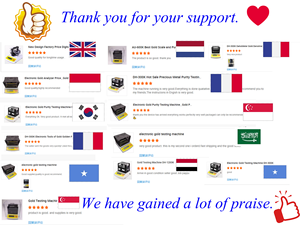 Outils électroniques DH-300K de <span class=keywords><strong>machine</strong></span> d'essai d'or de vérification de pureté d'or - Product Image 3