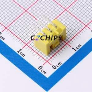 ZX-HA2.54-3PWZ-Y Wire-to-Board Pin Header Bent Lead Through Hole,P=2.5mm Connector 1x3P 2.5mm Right Angle Insert XHB - Product Image 2