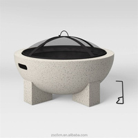 Bol à feu de conception simple brasero portable chauffage extérieur foyer MGO à bois