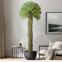 Arbre artificiel Dracaena de haute qualité, résistant aux UV, écologique, feuilles réalistes, plastique, intérieur/extérieur, bureau