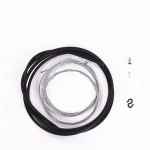 Kit de câbles de frein et de manette de vitesse Qintu pour vélo, noir, universel, pour vélos de montagne, de route et pliants, jeu de gaines de câbles de vitesses - Product Image 5