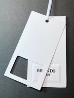 Balançoire en papier de carton noir de luxe Accrocher le logo personnalisé avec sérigraphie écologique pour sacs et chaussures
