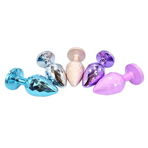 Nouveau design Insert bout à bout Jouet sexuel Bijoux <span class=keywords><strong>Plug</strong></span> <span class=keywords><strong>anal</strong></span> en métal Plaisir Petit Moyen Grand Pour les couples - Product Image 2
