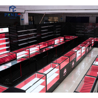 Desain Dekorasi Interior Toko Tembakau Modern, Perlengkapan Pajangan Toko Ganja, Furnitur Display Rokok untuk Toko Rokok