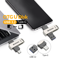 KODAK 2 en 1 OTG Pen Drive Metal Usb3.2 Flash Drive 2 en 1 Memory Stick USB a tipo USB- C USB 3,2 Pendrive K273