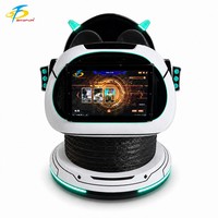 Machine VR Panda rotative 360°, jeu VR à monnayeur, borne d'arcade de réalité virtuelle à deux places