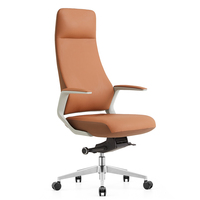 Chaise de bureau exécutive moderne en PU, pivotante, réglable en hauteur, pour la maison, le bureau, l'hôpital, l'école, l'hôtel, usage commercial, OEM/ODM