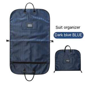 Luxury Custom logo Travel Carry Storage <strong>Breathable</strong> Cover Foldable Polyester Waterproof <strong>Garment</strong> Suit <strong>Bag</strong> with Zipper and Hook - Product Image 5