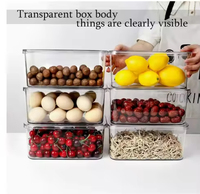 Distributeur de sacs poubelles et conteneur de dosettes 2-en-1 rectangulaire en plastique transparent avec couvercles amovibles, boîte de rangement en acrylique pour cuisine et garde-manger