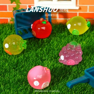 Figuras de Resina de Frutas, Adornos DIY con Forma de Piña, Llaveros, Fundas para Teléfonos, Accesorios de Juego de Imitación, Decoración del Hogar - Product Image 2