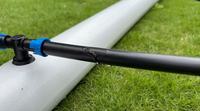 Tuyau plat en PE, tuyau souple pour irrigation goutte à goutte, tuyau principal avec trous préfabriqués, tuyau plat pour ligne principale d'irrigation goutte à goutte, tube en plastique