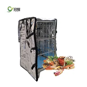 New Design thermal insulation cover low price insulation covers food shipment roll cage clear covers