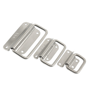 ที่จับพับได้สแตนเลสทรงสี่เหลี่ยมผืนผ้า วัสดุ 304 ป้องกันสนิม สำหรับเฟอร์นิเจอร์ตู้ - Product Image 1