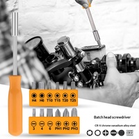 Kit d'outils combinés multi-usages pour la réparation à domicile, en acier au carbone forgé, avec étui de rangement organisé