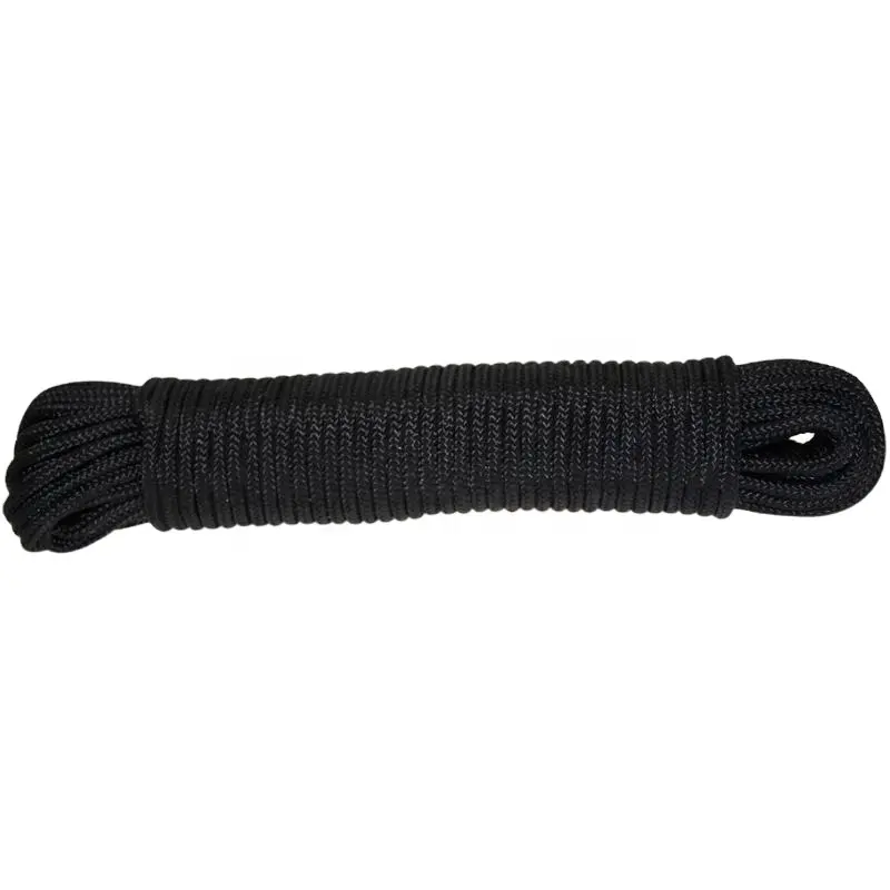 (JINLI SEIL) 8 mm Schwarzes Nylon geflochtenes Seil/Schnur zu verkaufen
