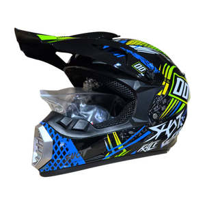 New ABS off-road xe máy đầy đủ mặt Mũ bảo hiểm cho lĩnh vực woodway đua chống thả va chạm bảo vệ - Product Image 1