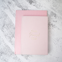 Diario Bíblico con Cubierta de Lino y Diseño de Logotipo Personalizado, Cuaderno de Estudio de las Escrituras A5, Diario de Oración